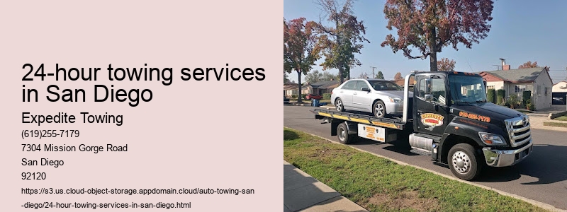 24-hour towing services in San Diego