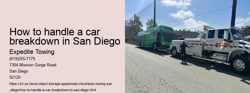 How to handle a car breakdown in San Diego