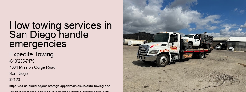How towing services in San Diego handle emergencies